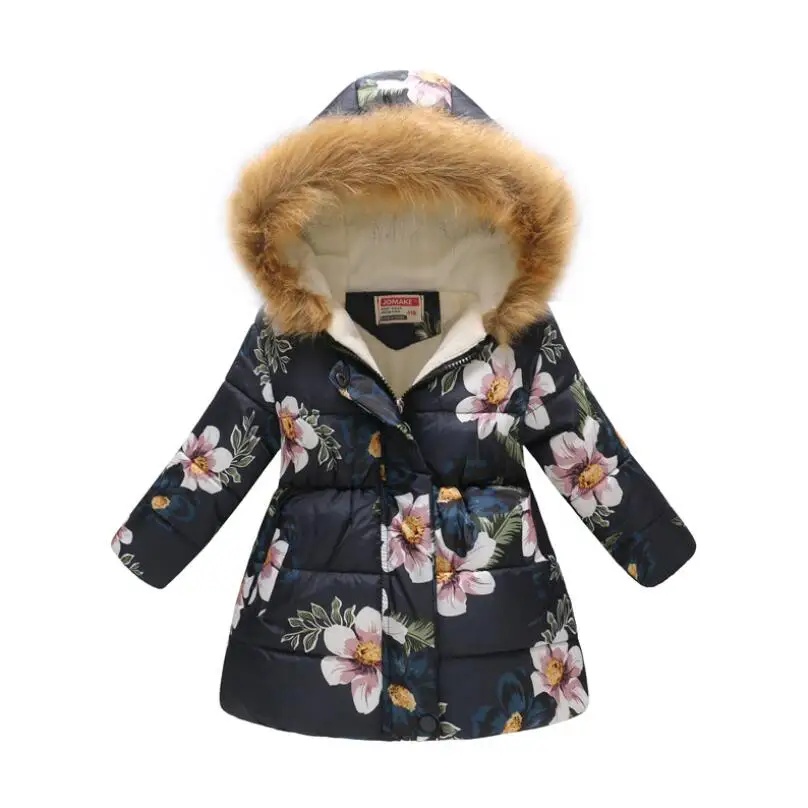 2019 winter new big cotton padded coat girls long section thick down jacket kids flower pattern warm outwear
2019 winter new big cotton padded coat girls long section thick down jacket kids flower pattern warm outwear