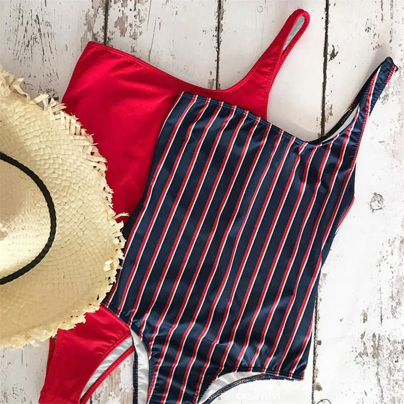 Women Bandage One Piece Swimsuit Striped Swimwear Pure Color One Shoulder Bathing Suit Monokini Brazilian Push Up Padded Bikini
Women Bandage One Piece Swimsuit Striped Swimwear Pure Color One Shoulder Bathing Suit Monokini Brazilian Push Up Padded Bikini