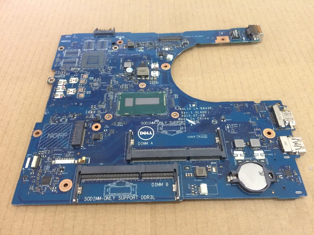 Материнская плата VMD45 для ноутбука Dell INSPIRON 5458 серия 5558 5758 AAL10 материнская REV: 1 0 (A00)