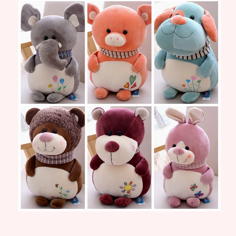 2018 New Plush Baby Toys Cute Elephant Pig Rabbit Fat Dog Lion Bear Kids Christmas Gifts For Children Friends Home Decor
2018 New Plush Baby Toys Cute Elephant Pig Rabbit Fat Dog Lion Bear Kids Christmas Gifts For Children Friends Home Decor
