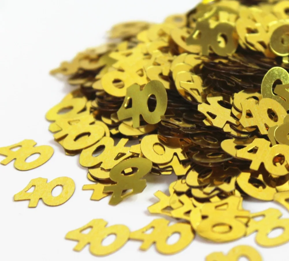 Adults Age 40th anniversary happy birthday party decoration kits table scatters gold silver black 40 CONFETTI PARTY DECORATIONS
Adults Age 40th anniversary happy birthday party decoration kits table scatters gold silver black 40 CONFETTI PARTY DECORATIONS