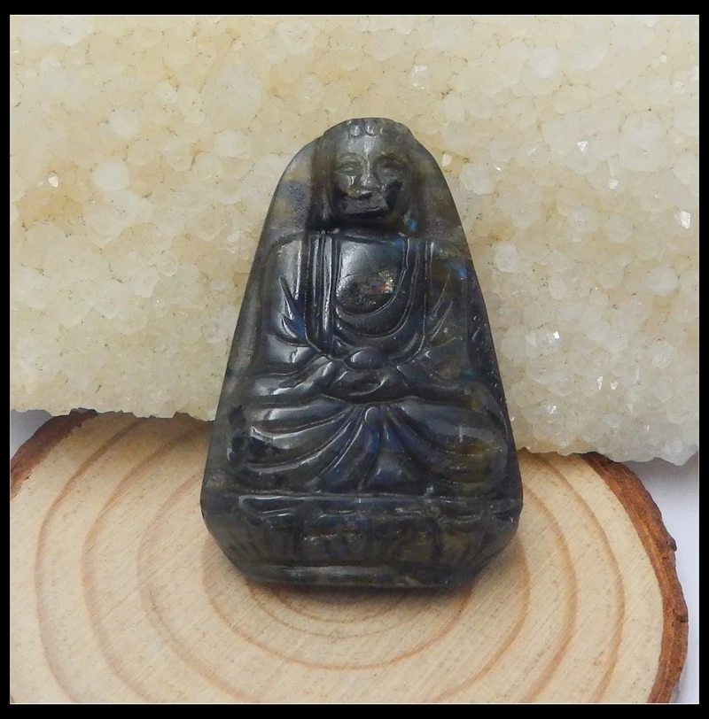 Sale 1Pcs Natural Stone Labradorite Carved Guanyin Fashion Cabochon Can Free Drilled Hole 43x29x10mm 22.02g
Sale 1Pcs Natural Stone Labradorite Carved Guanyin Fashion Cabochon Can Free Drilled Hole 43x29x10mm 22.02g