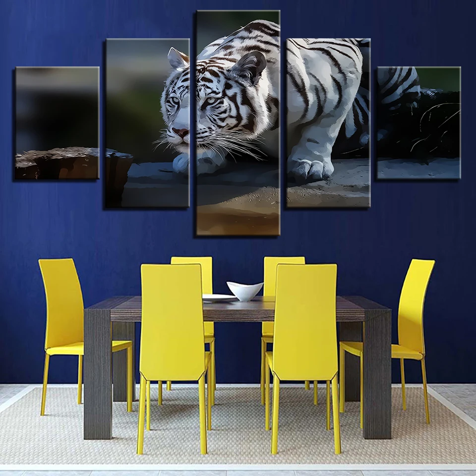 Canvas Framework HD Printed Pictures Wall Art 5 Panel Animal Tiger For Living Room Home Decoration Cuadros Poster Painting
Canvas Framework HD Printed Pictures Wall Art 5 Panel Animal Tiger For Living Room Home Decoration Cuadros Poster Painting