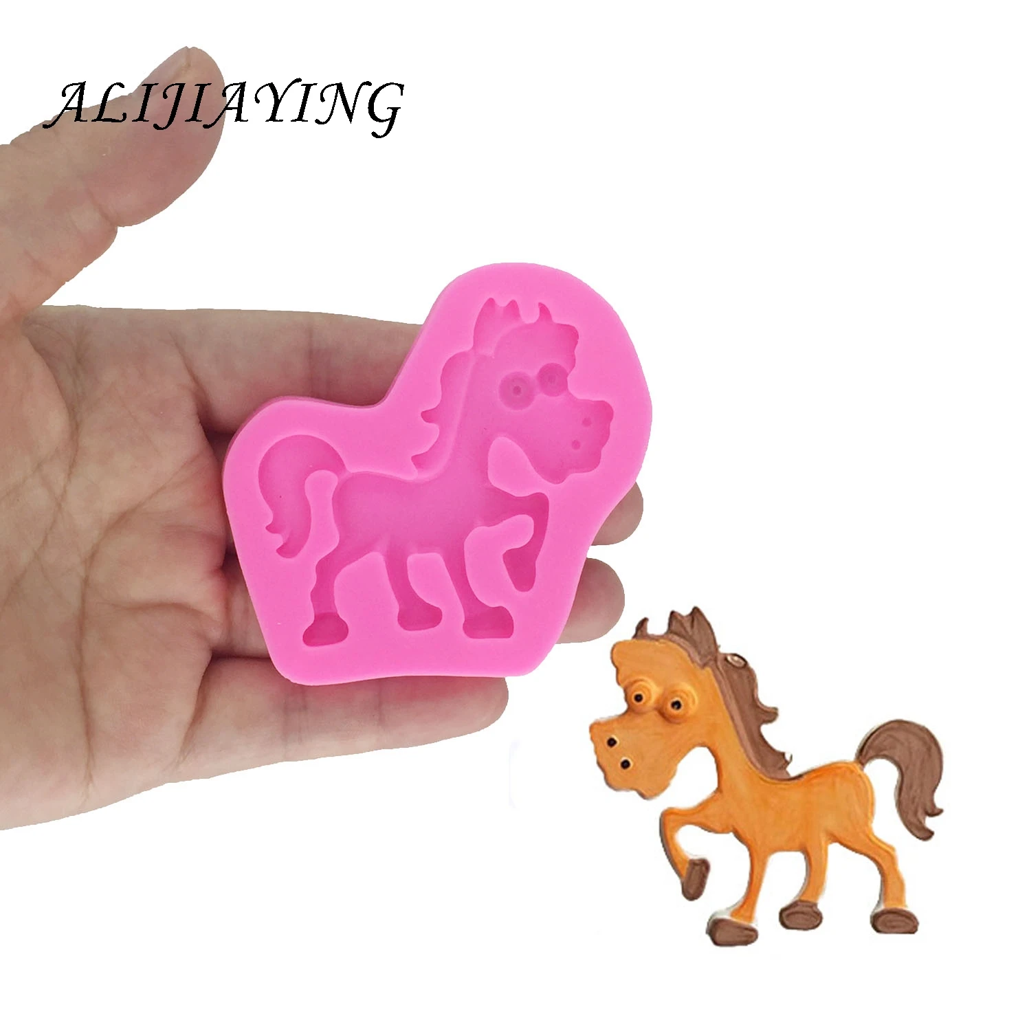 DIY Cake Tools Animal giraffe elephant horse cattle silicone mold cake decorating Gumpaste chocolate fondant mould D1352 | Дом и сад