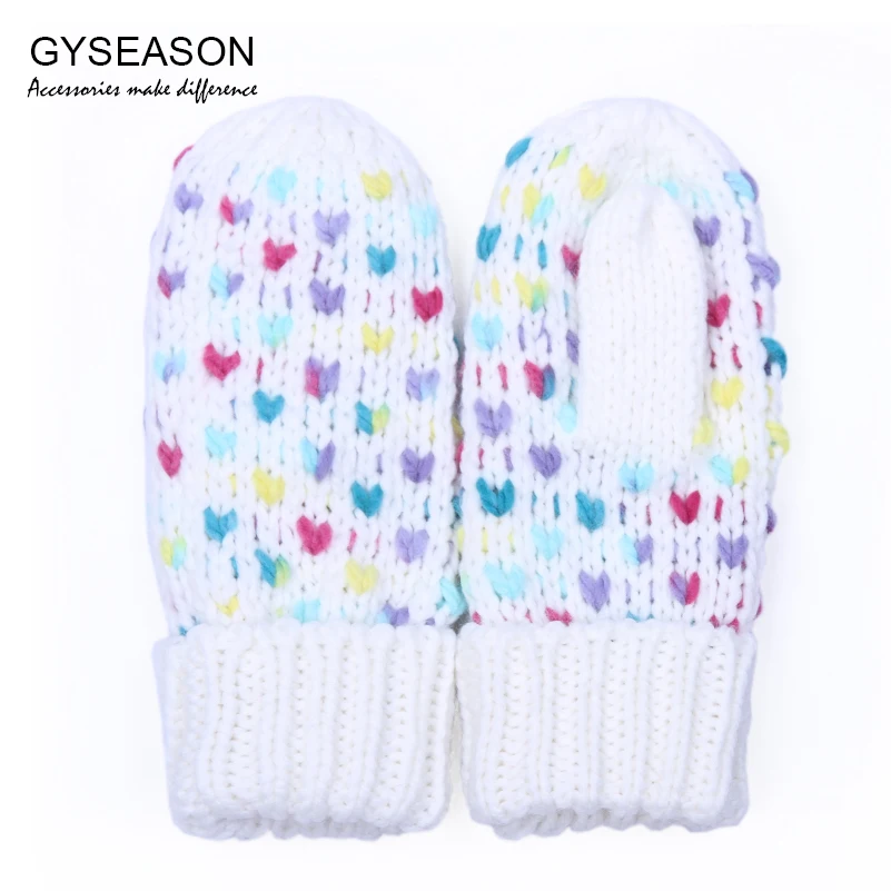 Cute Gloves For Women Winter Warm Colorful Little Hearts Design 2017 New Arrival Jacquard Yarn Knit White Gloves Mittens Female
Cute Gloves For Women Winter Warm Colorful Little Hearts Design 2017 New Arrival Jacquard Yarn Knit White Gloves Mittens Female