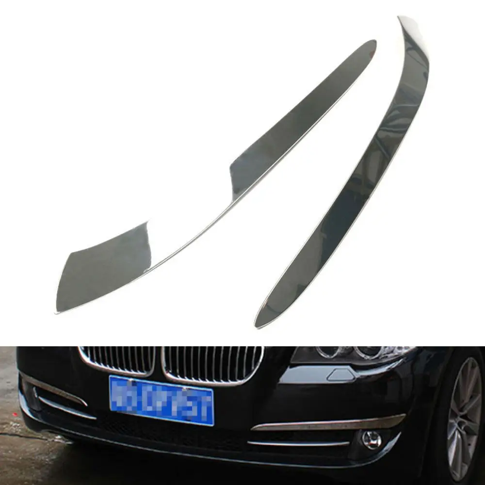 Stainless Steel Front Fog Light Lamp Eyelid Cover Moulding Trim Strip Garnished Deocration For 5 Series F10 / GT F07 2011-2013
Stainless Steel Front Fog Light Lamp Eyelid Cover Moulding Trim Strip Garnished Deocration For 5 Series F10 / GT F07 2011-2013