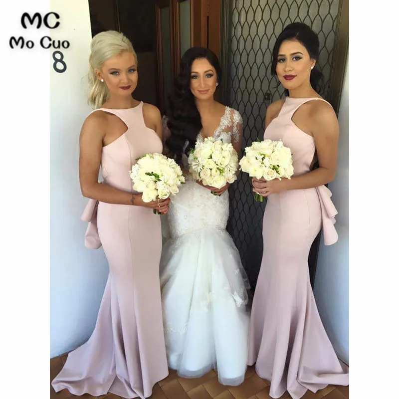 In Stock 2019 Junior Bridesmaid Dresses Long Elastic Satin Sleeveless Wedding Party Dress Backless bridesmaid dress
In Stock 2019 Junior Bridesmaid Dresses Long Elastic Satin Sleeveless Wedding Party Dress Backless bridesmaid dress