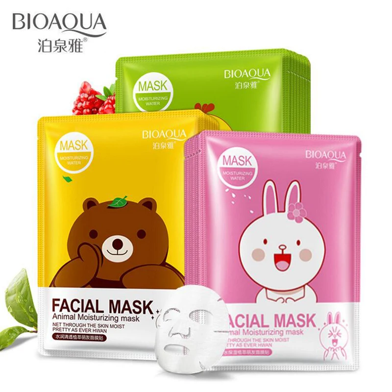 BIOAQUA Cartoon Animal Moisturizing Face Facial Mask Fresh Anti-Acne Plant Extract Oil Control Hydrating 3 Colors
BIOAQUA Cartoon Animal Moisturizing Face Facial Mask Fresh Anti-Acne Plant Extract Oil Control Hydrating 3 Colors
