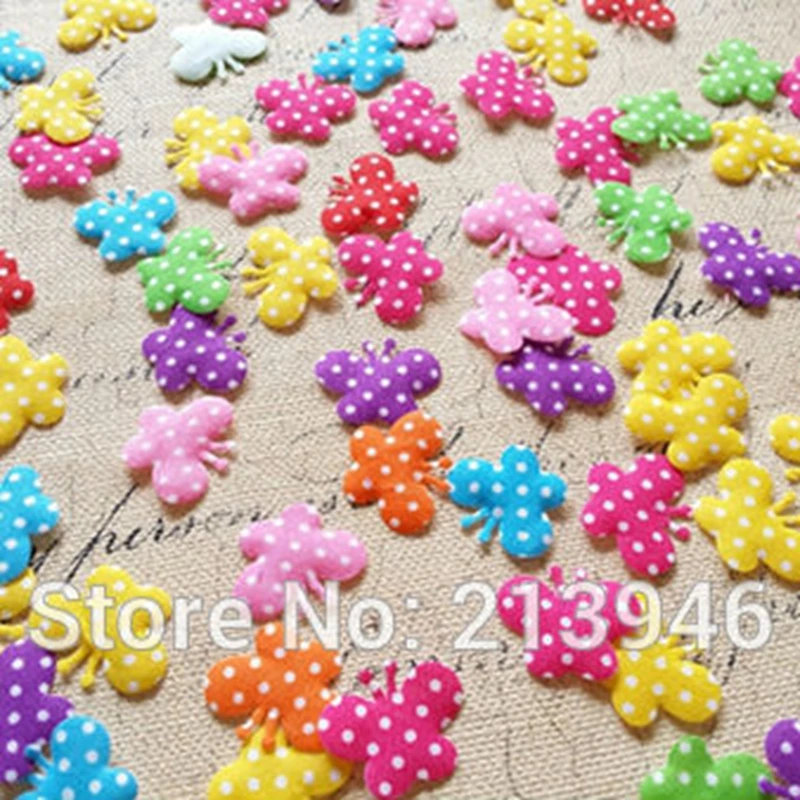 1000Pcs/PACK 25mm Mix Colors Butterfly Non-woven fabrics Patches Jewelry Accessories
1000Pcs/PACK 25mm Mix Colors Butterfly Non-woven fabrics Patches Jewelry Accessories