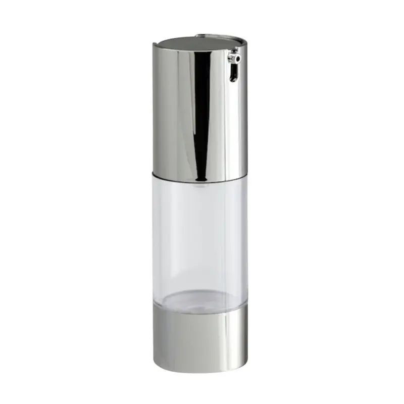 20PCS 15/30/50 ML Silver Plastic Airless Pump Bottle Lotion Cosmetic Travel Vials Containers makeup Treatment Pump
20PCS 15/30/50 ML Silver Plastic Airless Pump Bottle Lotion Cosmetic Travel Vials Containers makeup Treatment Pump