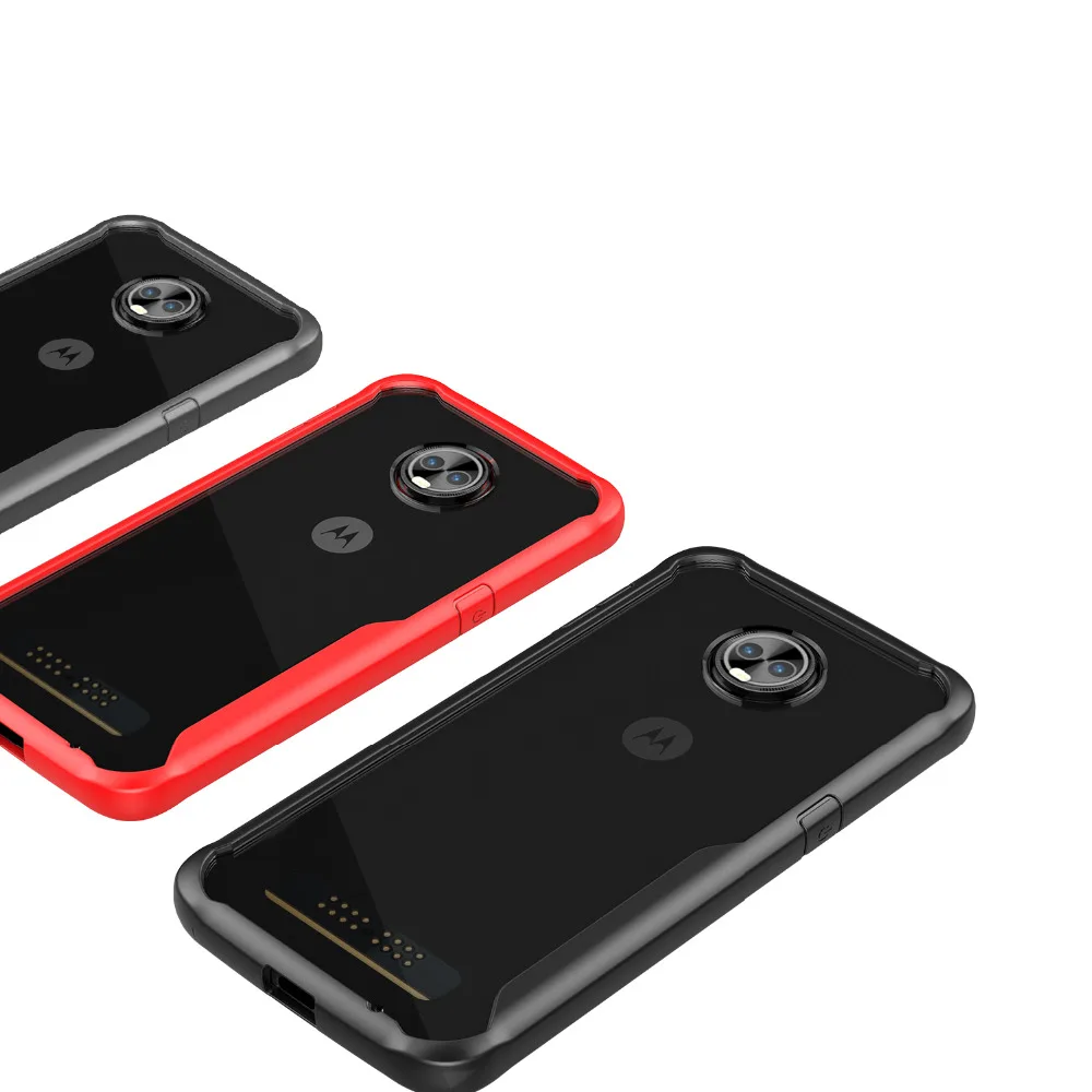 Мягкий силиконовый чехол для Motorola Moto Z3 Play + прозрачный защитный на заднюю панель