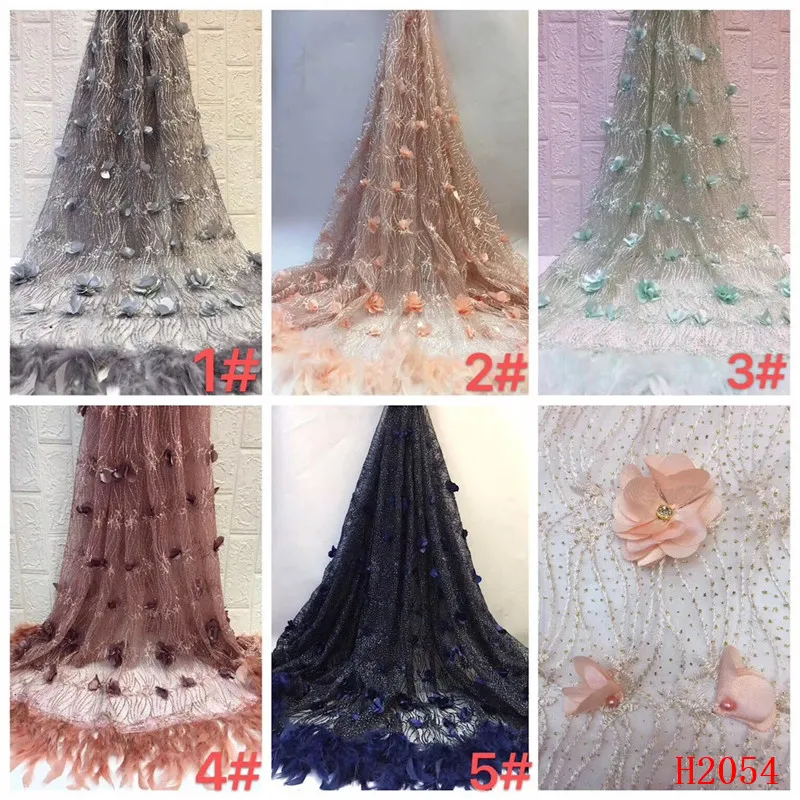 YF HZGJMY 2019 latest exquisite african 3D floral embroidery mesh fabric with stones beads french tulle for wedding dress A2054
YF HZGJMY 2019 latest exquisite african 3D floral embroidery mesh fabric with stones beads french tulle for wedding dress A2054