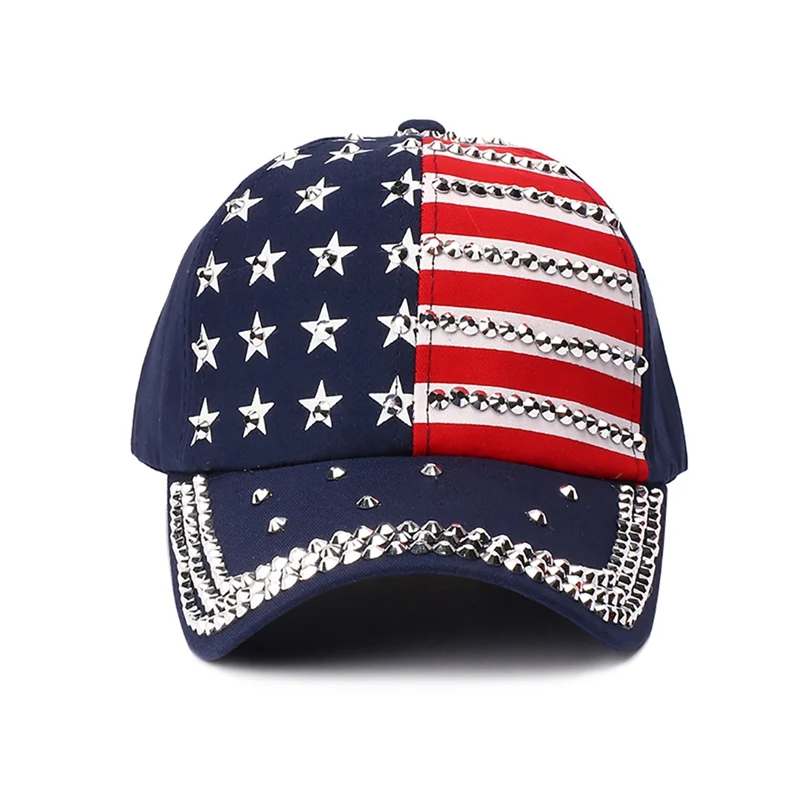 summer sports Cap Sparkle Rhinestone Decorative American Flag Printed Hat travel Summer Cap Women Man hat
summer sports Cap Sparkle Rhinestone Decorative American Flag Printed Hat travel Summer Cap Women Man hat