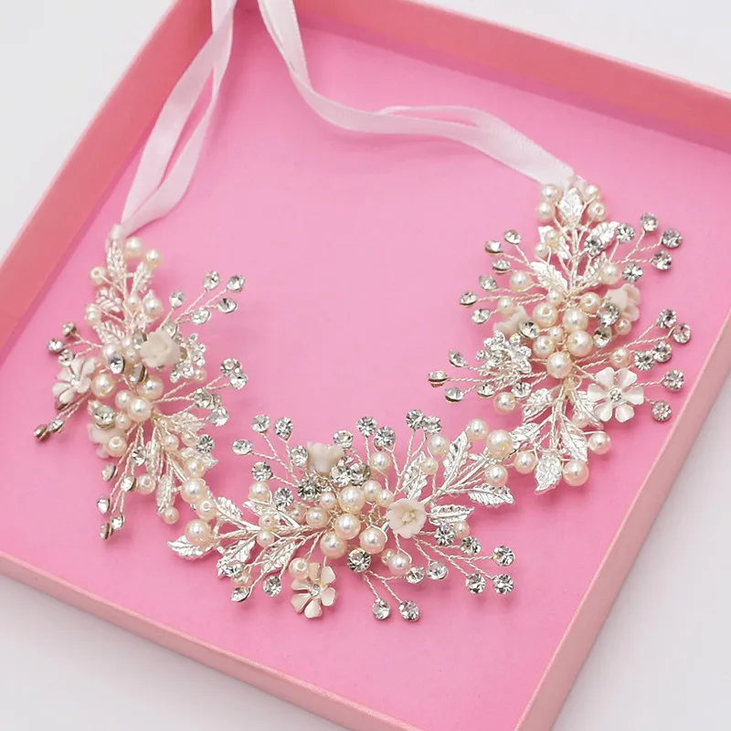 Bridal Rose Gold Pearl Hair Jewelry Flower Wedding Hair Accessories Head Piece Hair ornaments tiaras And crowns Prom Headbands
Bridal Rose Gold Pearl Hair Jewelry Flower Wedding Hair Accessories Head Piece Hair ornaments tiaras And crowns Prom Headbands