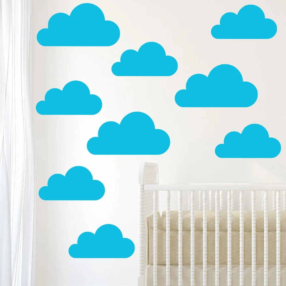 Large Clouds 9 Set Home Decor Sticker Kids Nursery Bedroom Decal Sticker Removable Vinyl Art Wall Papers S-26
Large Clouds 9 Set Home Decor Sticker Kids Nursery Bedroom Decal Sticker Removable Vinyl Art Wall Papers S-26