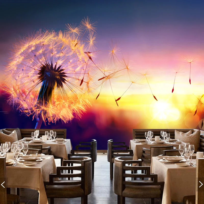 Modern decorative photo wallpaper, dandelion sunrise, natural landscape murals for living room sofa background wallpaper
Modern decorative photo wallpaper, dandelion sunrise, natural landscape murals for living room sofa background wallpaper
