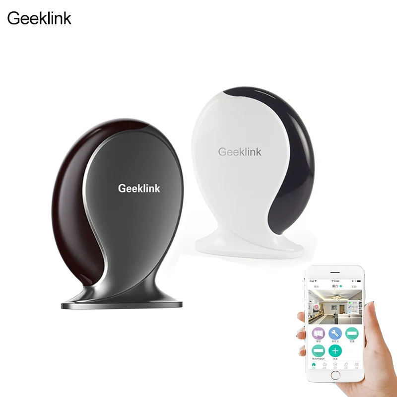 Универсальный пульт дистанционного управления Geeklink Thinker, роутер + WIFI + IR + RF, беспроводное управление 433 переключателем на IOS Android, автоматизац...
Универсальный пульт дистанционного управления Geeklink Thinker, роутер + WIFI + IR + RF, беспроводное управление 433 переключателем на IOS Android, автоматизац...