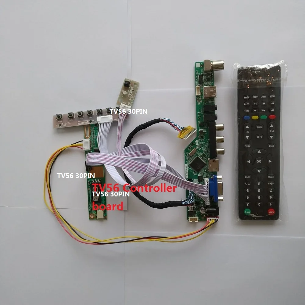 Для LP154WX4 1280X800 15 4 "1 CCFL лампы VGA Аудио AV контроллер плата драйвера ЖК светодиодный