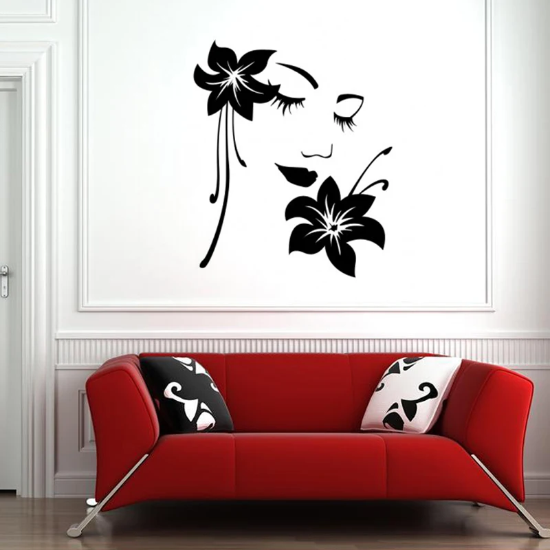 Vinyl DIY Art Beautiful Flower Goddess Home Decoration Wall Sticker Living room Bedroom Fashion Decals Murals JG3920
Vinyl DIY Art Beautiful Flower Goddess Home Decoration Wall Sticker Living room Bedroom Fashion Decals Murals JG3920