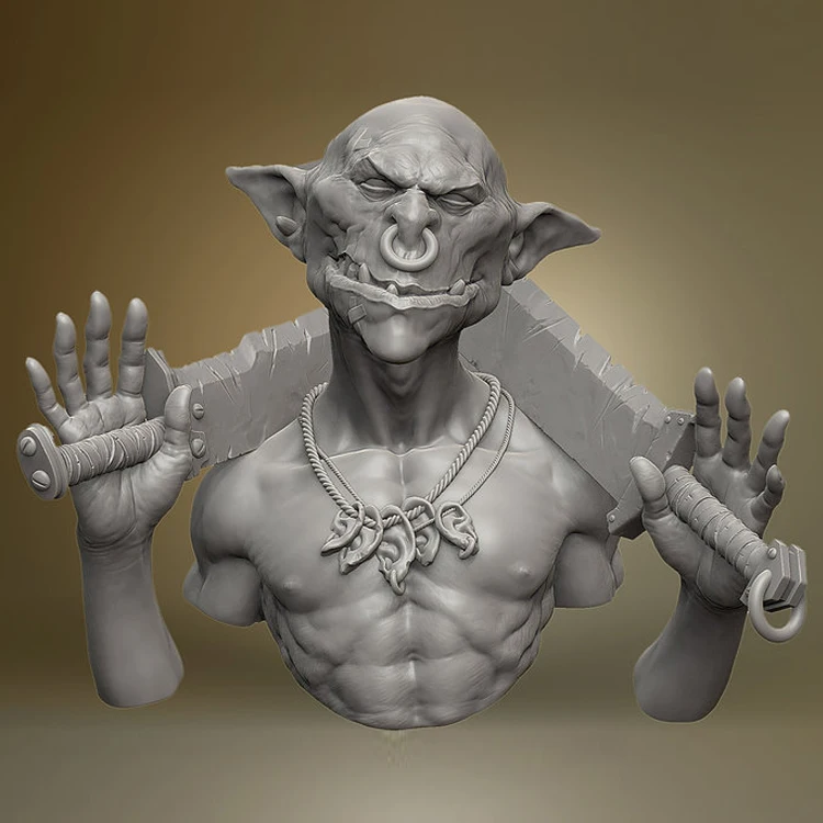 1/12 Noghx, Resin Model bust GK, Science fiction subject, Unassembled and unpainted kit
1/12 Noghx, Resin Model bust GK, Science fiction subject, Unassembled and unpainted kit