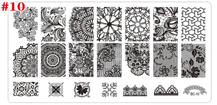 TOP Sale!1 Pc 2017 New Nail Art Plate Lace Flower Stainless Steel Nail Beauty Stamper 6 X 12CM 10 Design DIY Nail Stamping Tool
TOP Sale!1 Pc 2017 New Nail Art Plate Lace Flower Stainless Steel Nail Beauty Stamper 6 X 12CM 10 Design DIY Nail Stamping Tool