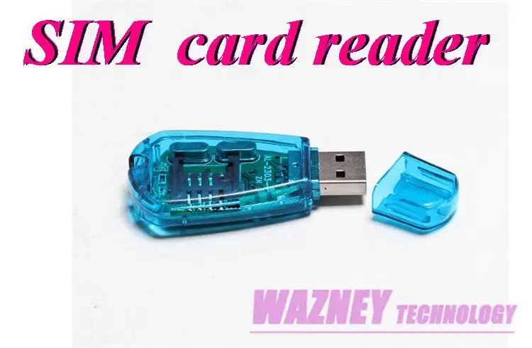 500 шт./лот * USB устройство для чтения SIM-карт GSM CDMA сотовый телефон смс Резервное