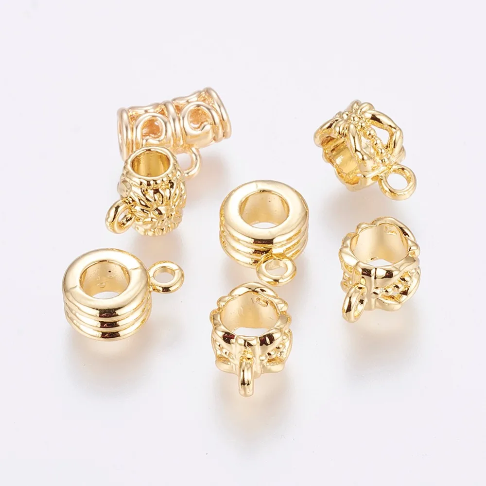 50pcs Brass Hanger Links Charms Color-keeping RealGold-Filled Golden 9~12x6~11x5~8mm, Hole: 2mm; Inner Diameter: 3.5~5.5mm
50pcs Brass Hanger Links Charms Color-keeping RealGold-Filled Golden 9~12x6~11x5~8mm, Hole: 2mm; Inner Diameter: 3.5~5.5mm