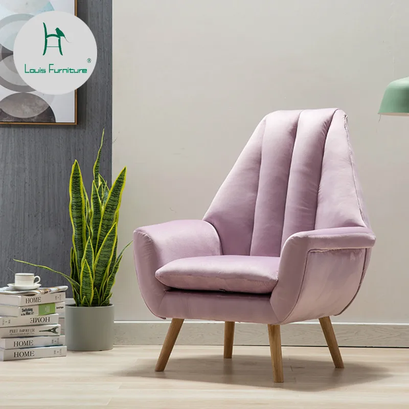 Louis Fashion Living Room Chairs Nordic Velvet Modern Handrails Single Sofa Simple Bedroom
Louis Fashion Living Room Chairs Nordic Velvet Modern Handrails Single Sofa Simple Bedroom