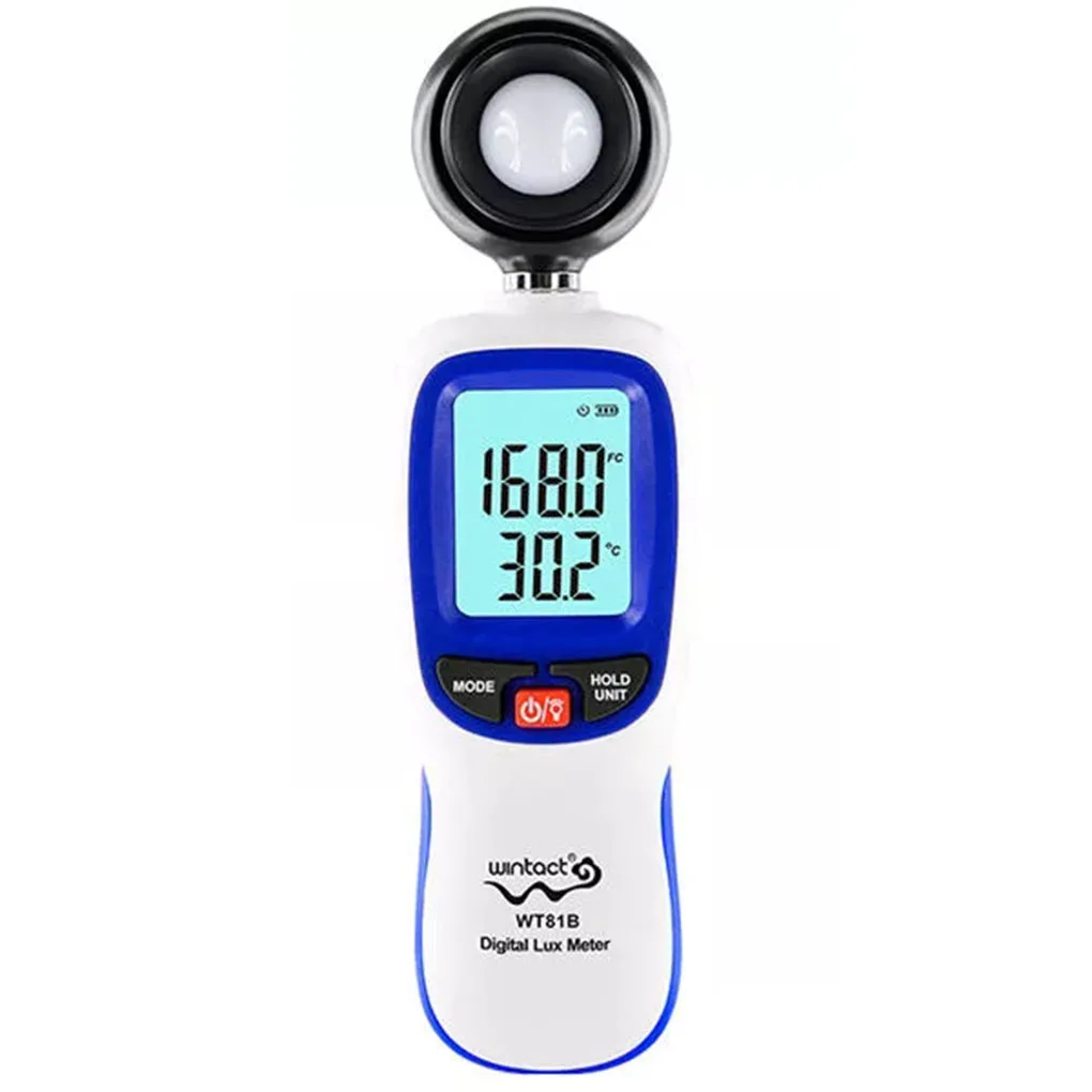 Wintact WT81 Digital Lux Meter Illuminometer Meter Tester Environmental Testing Equipment
Wintact WT81 Digital Lux Meter Illuminometer Meter Tester Environmental Testing Equipment