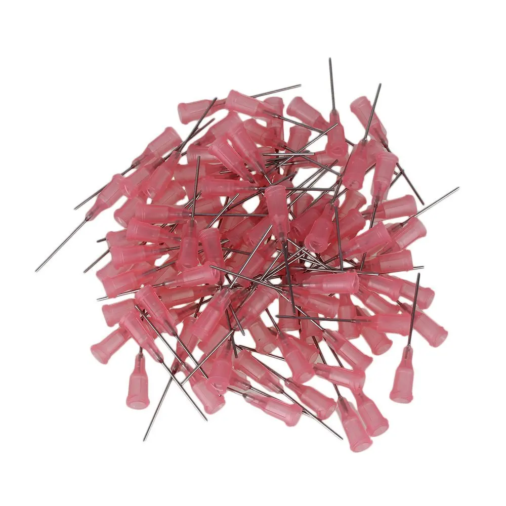 1 Inch Blunt Tip Dispensing Needles Pink 20Ga Adhesive Glue Syringe Use Pack of 100
1 Inch Blunt Tip Dispensing Needles Pink 20Ga Adhesive Glue Syringe Use Pack of 100