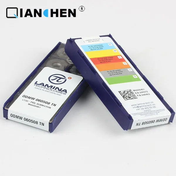 Genuine original high quality high-performance LAMINA ODMW 060508 TN LT30 (10pcs/lot) tungsten Carbide Cutting tools inserts
Genuine original high quality high-performance LAMINA ODMW 060508 TN LT30 (10pcs/lot) tungsten Carbide Cutting tools inserts