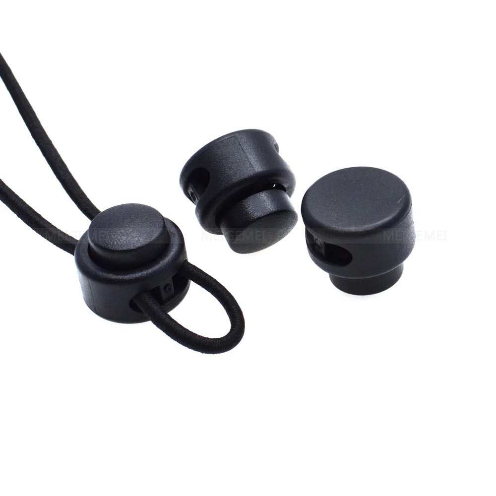 1000pcs Cord Lock Round Ball Toggle Stopper Plastic Size:17mm*18.5mm Toggle Clip Black
1000pcs Cord Lock Round Ball Toggle Stopper Plastic Size:17mm*18.5mm Toggle Clip Black