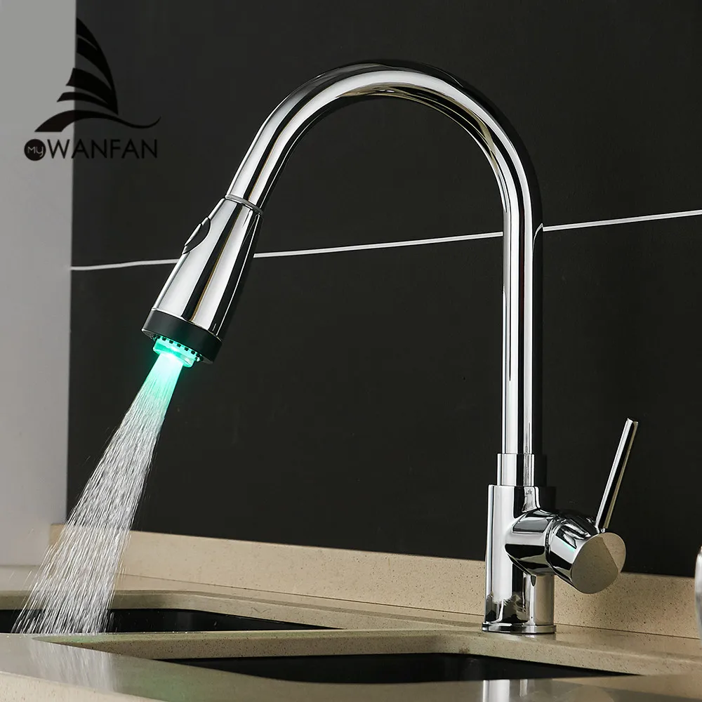 LED Faucet For Water in The Kitchen Torneira De Cozinha LED Light Sink Faucet Brass Hot Cold Deck Mounted Bath Mixer Tap 508906
LED Faucet For Water in The Kitchen Torneira De Cozinha LED Light Sink Faucet Brass Hot Cold Deck Mounted Bath Mixer Tap 508906