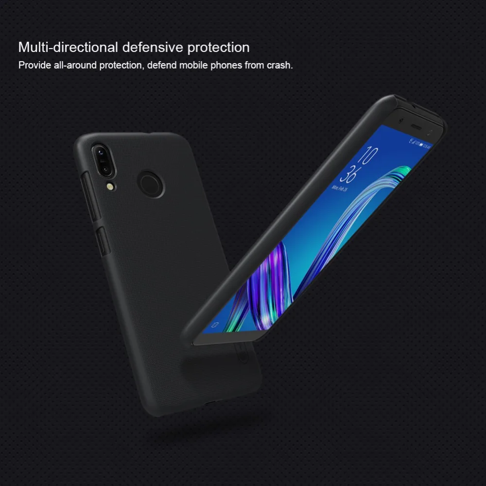 Чехол NILLKIN для Asus Zenfone Max(M1)/ZB555KL матовая пластиковая задняя крышка из ПК с защитой