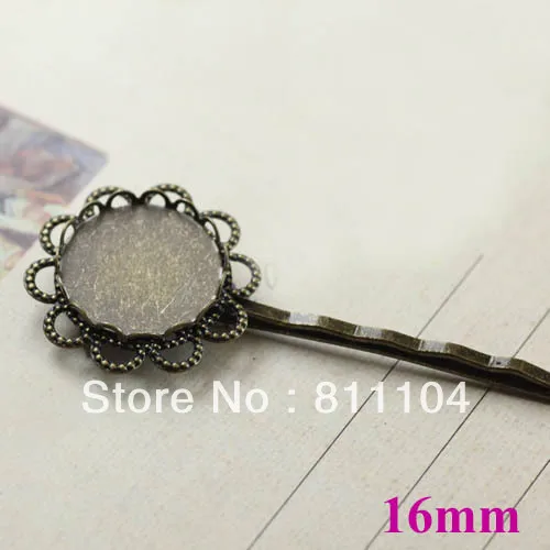 16mm Antique Bronze Plated Copper Filigree Flower w/ Round Circle Bezel Tray Hairwear Hair Clips Settings Blank Bases Wholesale
16mm Antique Bronze Plated Copper Filigree Flower w/ Round Circle Bezel Tray Hairwear Hair Clips Settings Blank Bases Wholesale