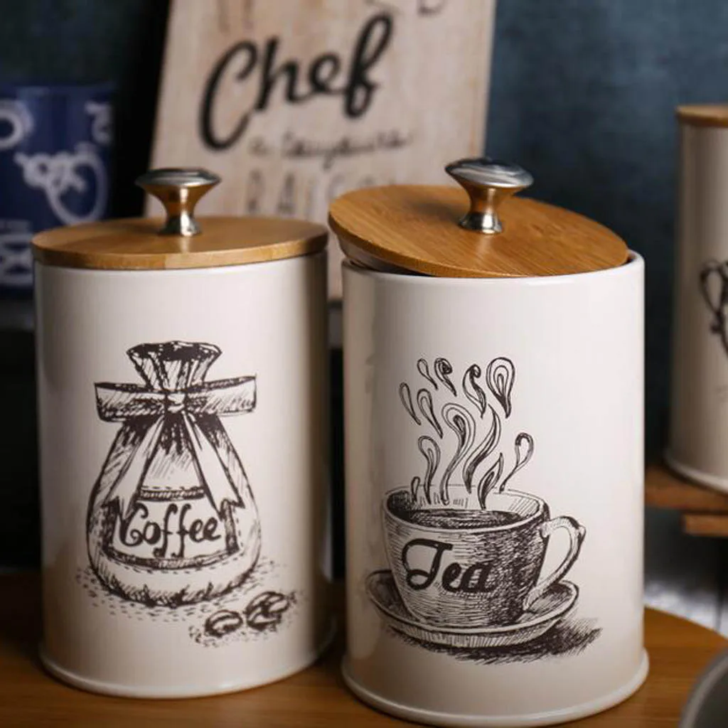 3 Pack Food Storage Containers With Lid Retro Design Metal Jar- Perfect Canister For Sugar Bowl Serving Tea, Coffee, Sugar
3 Pack Food Storage Containers With Lid Retro Design Metal Jar- Perfect Canister For Sugar Bowl Serving Tea, Coffee, Sugar