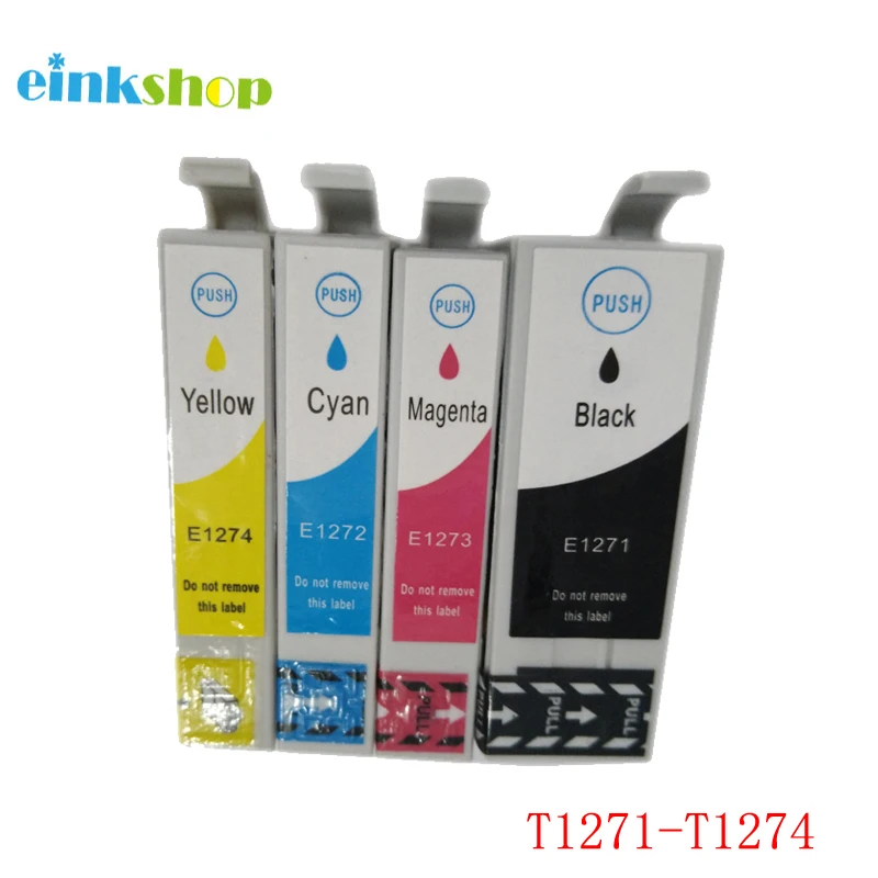 einkshop T1271 T1272 T1273 T1274 compatible Ink Cartridge for EPSON Workforce 630 635 60 840 545 645 845 3520 3540 Printer
einkshop T1271 T1272 T1273 T1274 compatible Ink Cartridge for EPSON Workforce 630 635 60 840 545 645 845 3520 3540 Printer