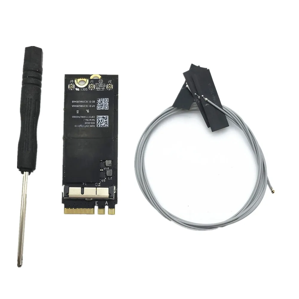 Broadcom BCM94360CS BCM94360CSAX 867 Мбит/с 802.11ac подходит для Bluetooth 4,0 NGFF M.2 карта + антенны для Mac OS Hackintosh
Broadcom BCM94360CS BCM94360CSAX 867 Мбит/с 802.11ac подходит для Bluetooth 4,0 NGFF M.2 карта + антенны для Mac OS Hackintosh
