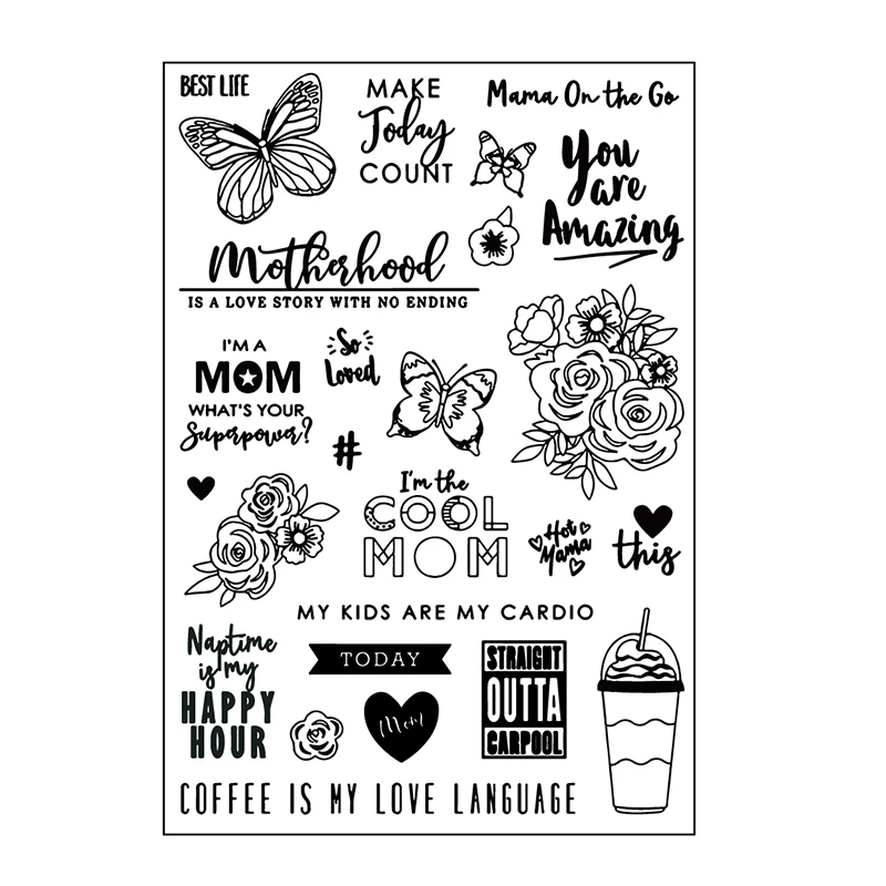 Mother's Day Blessing Silicone Clear Stamps/Seal For DIY Scrapbooking Decorative Card Making Craft Fun Decoration Supplies
Mother's Day Blessing Silicone Clear Stamps/Seal For DIY Scrapbooking Decorative Card Making Craft Fun Decoration Supplies
