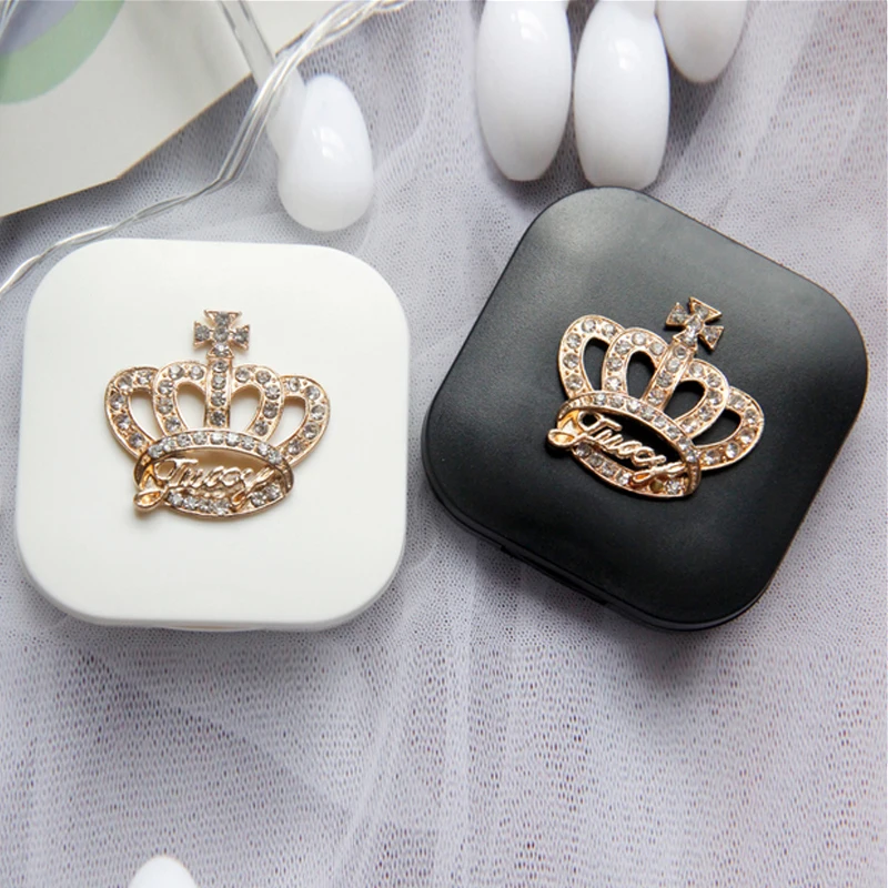Cute Contact Lenses Case Crown Design Travel Lens Box Set With Mirror Eye Lenses Holder Container For Cosmetic Contact Lens
Cute Contact Lenses Case Crown Design Travel Lens Box Set With Mirror Eye Lenses Holder Container For Cosmetic Contact Lens
