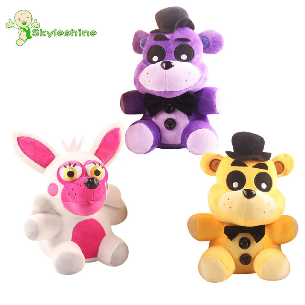 Skyleshine FNAF Five Night At Freddy 2016 новый узор Розовый & Wihte Foxy ПП хлопок мягкие животные