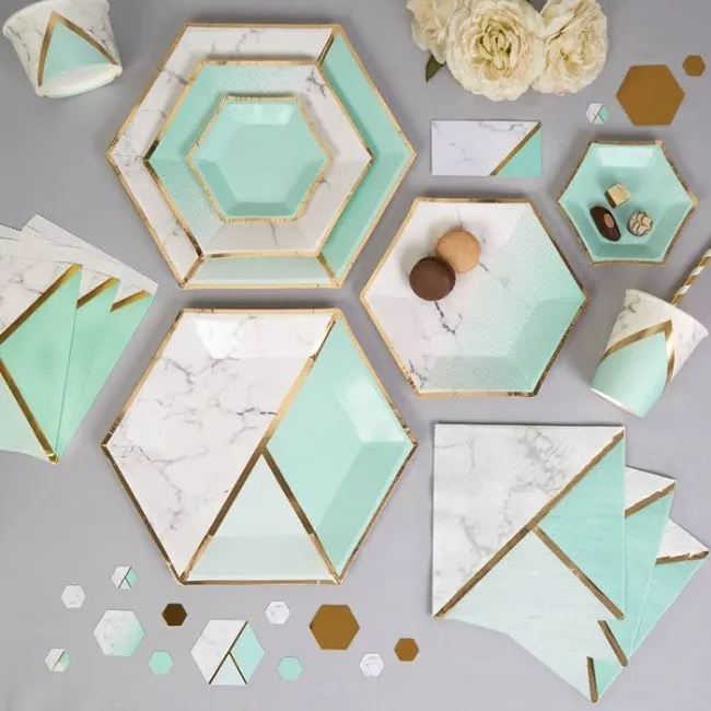 Tiffany Blue Paper Disposable Tableware Marble Pattern Disposable Tableware Plates Napkins Birthday Family Party Supplies
Tiffany Blue Paper Disposable Tableware Marble Pattern Disposable Tableware Plates Napkins Birthday Family Party Supplies