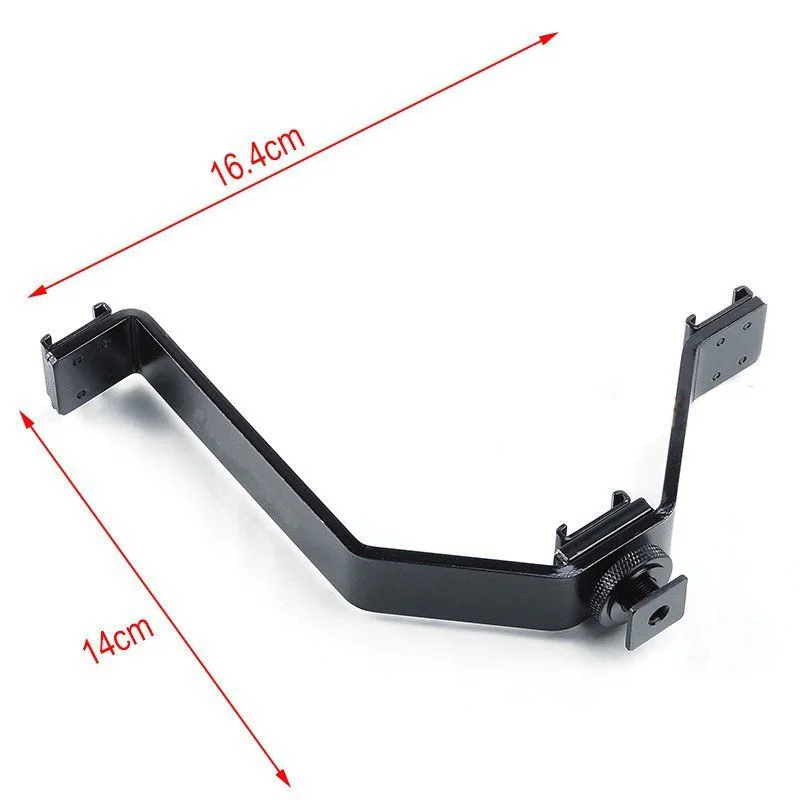 V-Shape Wide Metal Triple Hot Shoe Bracket Photography DSLR Microphone flashlight
V-Shape Wide Metal Triple Hot Shoe Bracket Photography DSLR Microphone flashlight