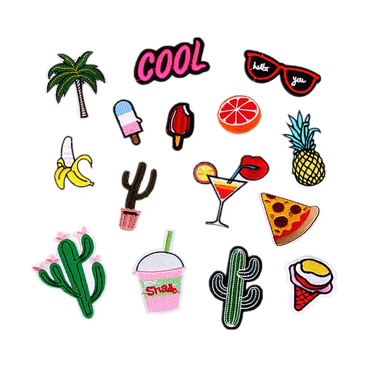 1Pcs Embroidered Cloth Patches Fruits Plants Beach Iron Sew Embroidery Stickers DIY Patch for Clothing Appliqued Badges
1Pcs Embroidered Cloth Patches Fruits Plants Beach Iron Sew Embroidery Stickers DIY Patch for Clothing Appliqued Badges
