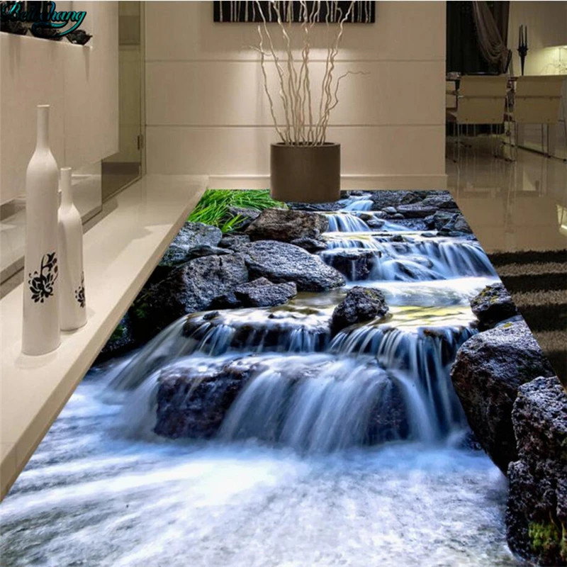 beibehang Large custom high - definition mountains and rivers river stone 3D floor home decoration
beibehang Large custom high - definition mountains and rivers river stone 3D floor home decoration