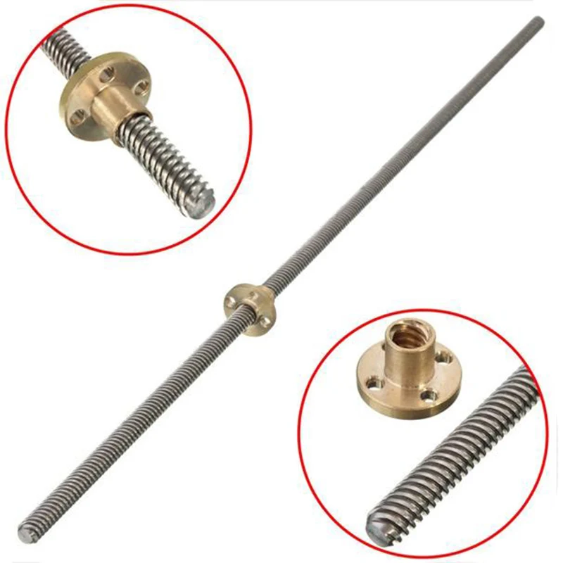 1pc 800mm Lead Screw 8mm Thread Lead Screw 2mm Pitch Lead Screw With Brass Nut For Stepping Motor Driving Guide Rail
1pc 800mm Lead Screw 8mm Thread Lead Screw 2mm Pitch Lead Screw With Brass Nut For Stepping Motor Driving Guide Rail