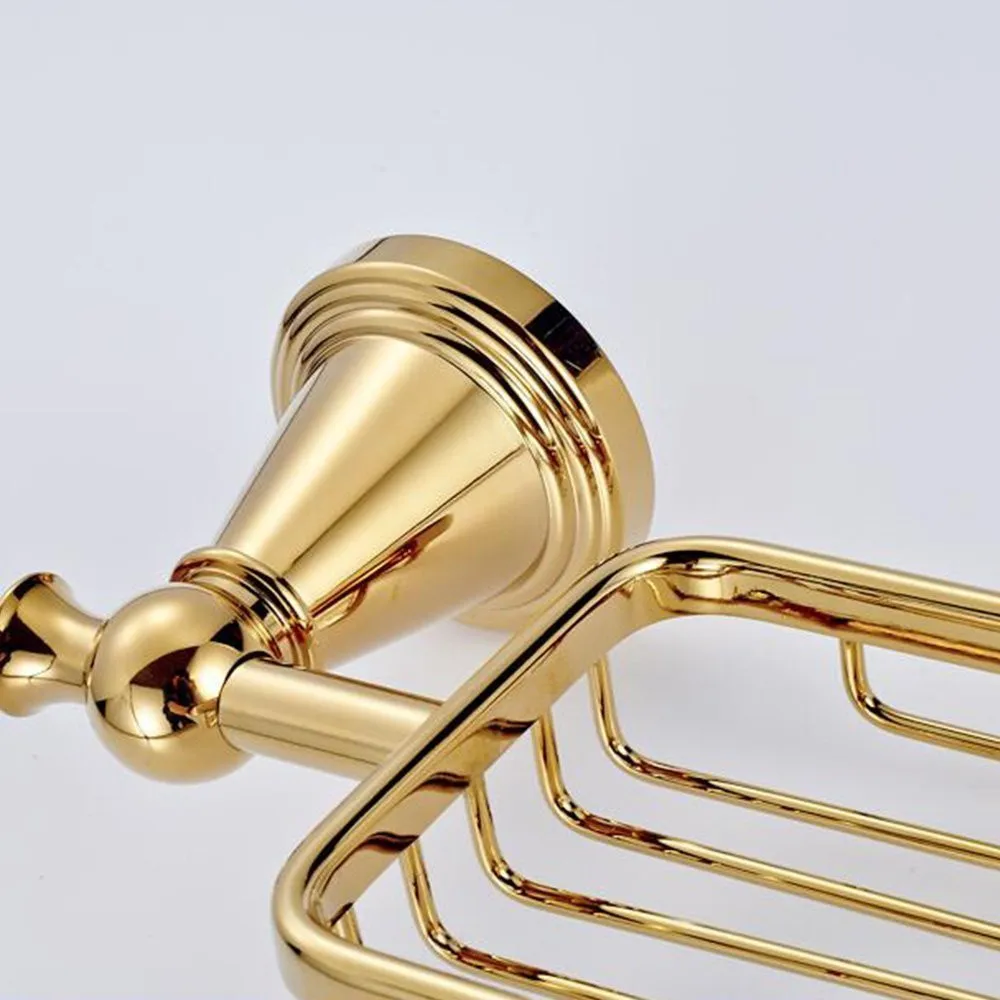 Leyden Brass Material Golden Finish Bathroom Soap Basket Wall Mounted Soap Dishes Soap Holder Box Bathroom Accessories
Leyden Brass Material Golden Finish Bathroom Soap Basket Wall Mounted Soap Dishes Soap Holder Box Bathroom Accessories