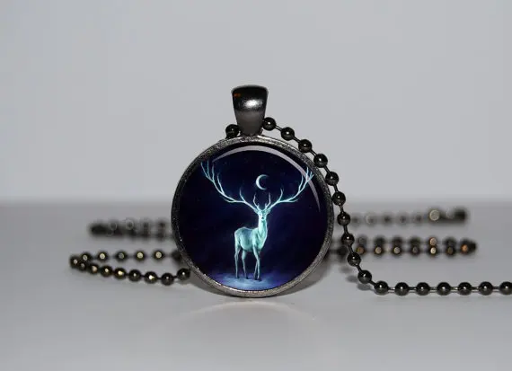 Steampunk handmade Movie Moonlit stag long necklace 1pcs/lot bronze or steel Glass Pendant jewelry wholesale chain for her gift
Steampunk handmade Movie Moonlit stag long necklace 1pcs/lot bronze or steel Glass Pendant jewelry wholesale chain for her gift