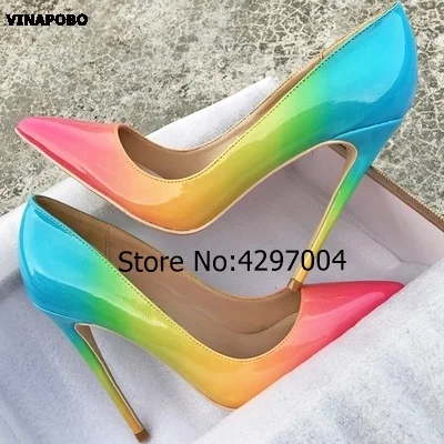 vinapobo Fashion Sexty Stiletto Pumps 2018 Rainbow print Designer Shoes Woman 12cm High Heel Sandals Party wedding Shoes women
vinapobo Fashion Sexty Stiletto Pumps 2018 Rainbow print Designer Shoes Woman 12cm High Heel Sandals Party wedding Shoes women