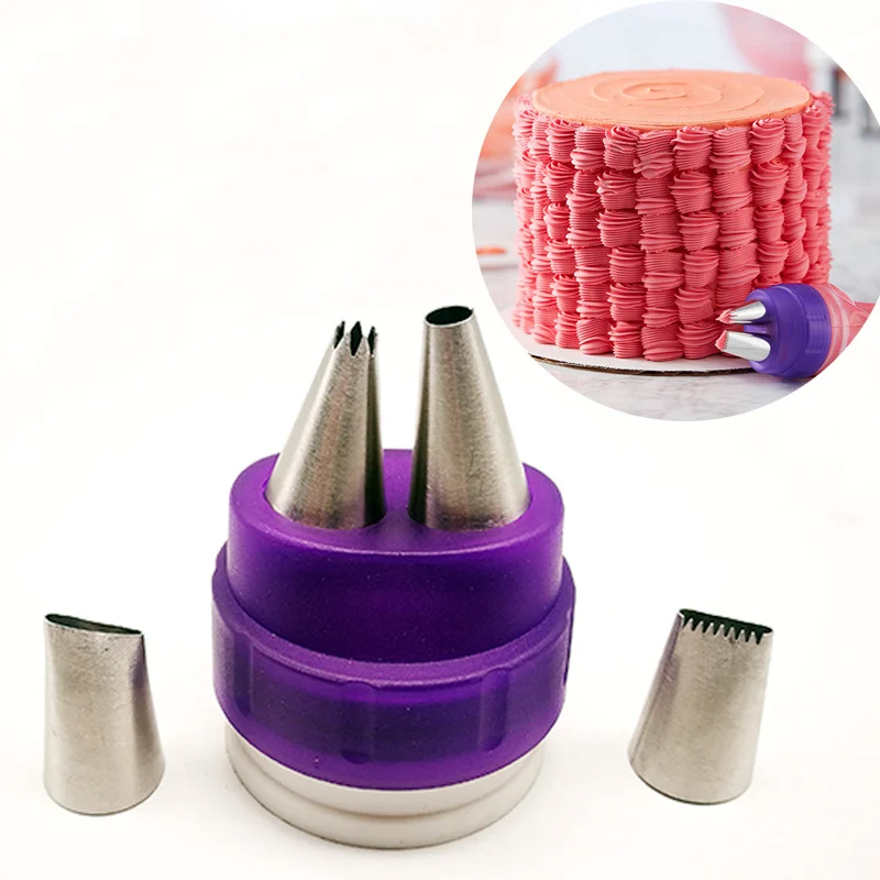 Tip2 Decorating Duo Tip Coupler Set 6PCS Cake Tips Coupler Pastry bag Tool Icing Piping Nozzles Bakeware Cake Decoration Tools
Tip2 Decorating Duo Tip Coupler Set 6PCS Cake Tips Coupler Pastry bag Tool Icing Piping Nozzles Bakeware Cake Decoration Tools